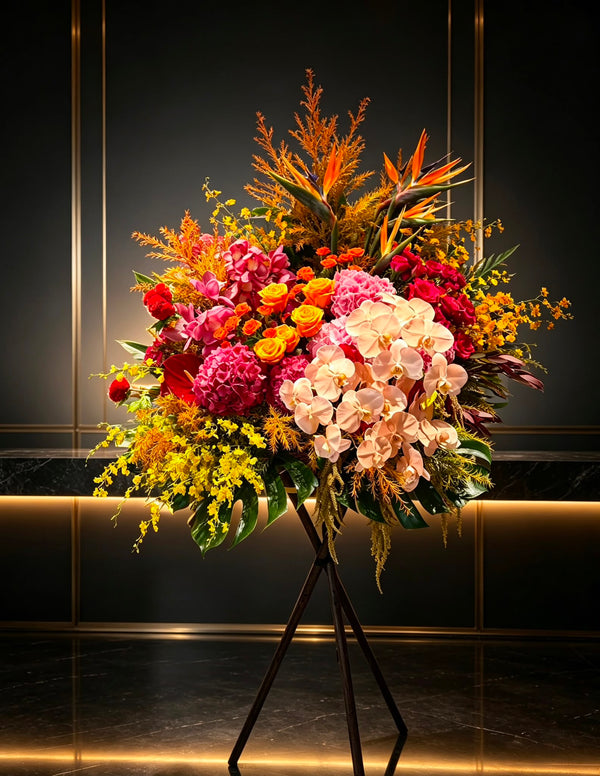琥珀・開張花籃 · AMBER Grand Opening Flower Stand