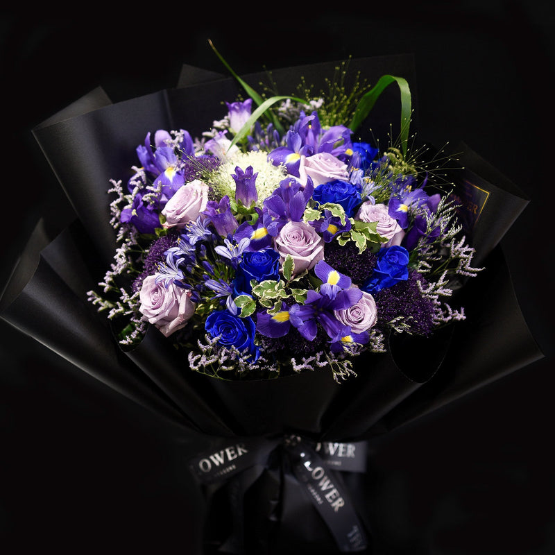 藍紫玫瑰花束 Blue-Violet Magic