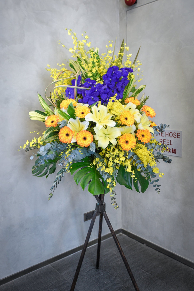 開業祝賀花籃 · CONGRATULATION Flower Basket Stand