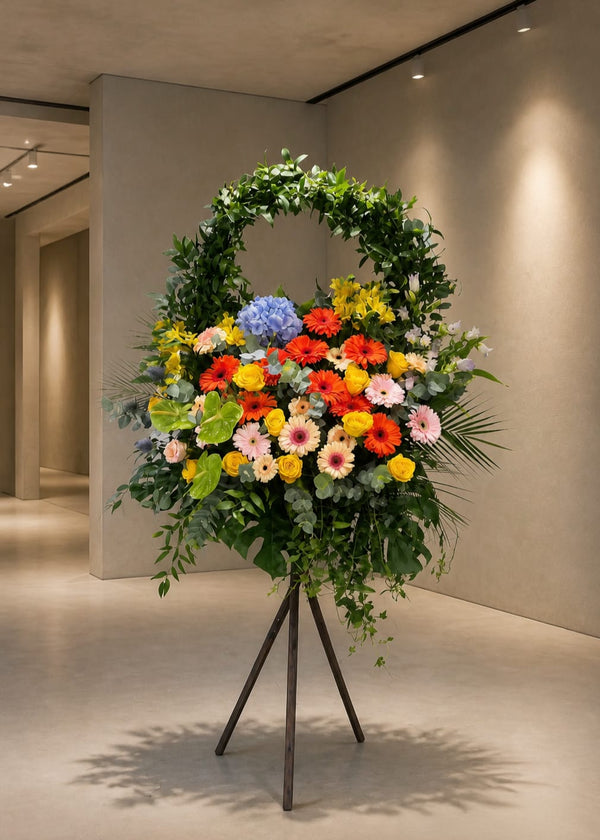 繁花・開張花籃 · FLOURISH Grand Opening Flower Stand